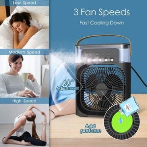 Mini Ventilateur de bureau portable  - Refroidisseur d’Air Silencieux & Économique pour Bureau, Maison ou Chambre