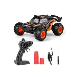 Voitures RC Voiture télécommandée 20KM/H Voitures RC tout-terrain à grande vitesse 2,4 GHz orange