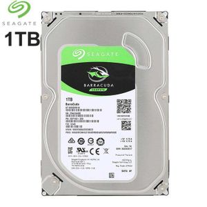 SEAGATE BarraCuda Disque Dur Interne SATA 1TB / 1TO HDD 7200 6Gb/s 3.5" -1000GB / 1000GO -RECONDITIONE 