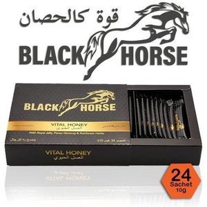 BIack Horse  - Suppléments de miel de vente chaude améliorant la vitalité globale des hommes et stimulant l'énergie masculine (paquet de 24 sachets)