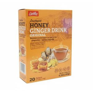 Lipatea مشروب فوري (زنجبيل-عسل) 20 كيسًا قابلًا للذوبان