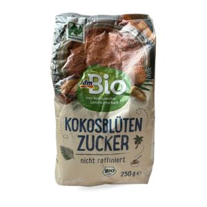 Dm Bio dmBio Sucre de Fleur de Coco Bio – 250 g – Non Raffiné – Alternative Naturelle au Sucre Blanc