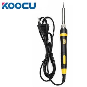 Koocu Pack 3x1 Fer à souder Fin 60w Etain 1mm 100g + Pâte à souder //  Soudure Electronique à prix pas cher