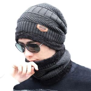 Generic Bonnet homme et cache cou pour hommes et femmes pour Hiver