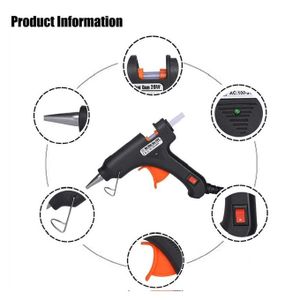 مسدس غراء ساخن شبه صناعي، خفيف الوزن، تدفق الغراء