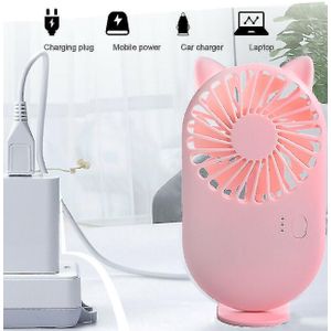 Rose - Ventilateur portable, mini ventilateur portable USB rechargeable, petit  ventilateur de poche à 5 vitesses avec