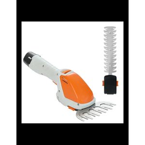 ماكينة قطع الحشائش/ماكينة تشذيب التحوط/مقص العشب، ماكينة جز العشب الكهربائية اللاسلكية ببطارية 12 فولت قابلة للشحن 1300 مللي أمبير، شفرتين عالية السرعة