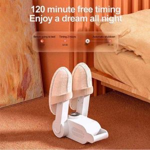 Séchage-chaussures électrique avec minuterie, double port de chauffage rapide, design pliable pour la maison et les voyages