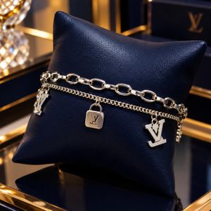 Bracelet Élégant à Breloques – Style Luxe /acier inoxydable 