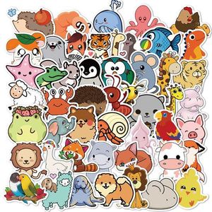 50pcs Catoon Animals 3 Stickers