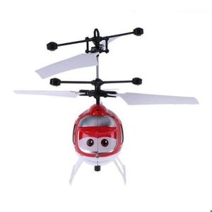 Grand Jouet Hélicoptère Volant avec Capteur Infrarouge – Avion Interactif pour Enfants