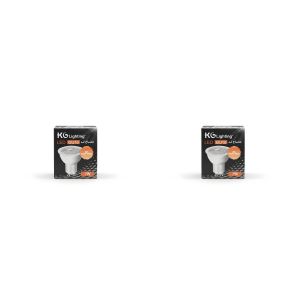 Ampoule LED - GU10 - Éclairage Intérieur - Blanc Chaud 4000K - Lot de 2