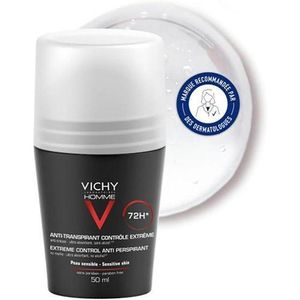 Vichy Homme Déodorant Bille Anti-transpirant 72h Peau Sensible 50ml