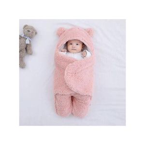 Couverture d'émmaillotage pour Bébé, Sac de Couchage à Capuche pour bébé