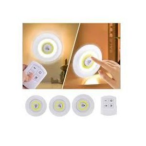 Pack de 3 Lampes LED Adhésives Sans Fil – Cuisine, Escalier, Garage et Placard