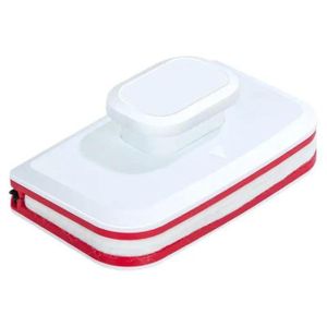 Nettoyeur de Vitres Magnétique Rectangulaire Double Face, Nettoyeur de Verres Magnétique avec Poignée Large, Outils de Livres