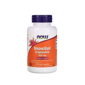 Now Inositol Vitamine B8 500 mg, 100 capsules végétariennes
