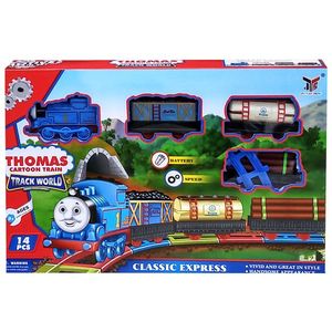 Generic Thomas Cartoon Train Track Toys Set Jouet pour enfants à