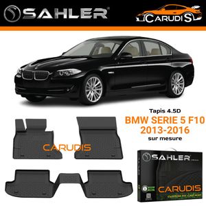 SAHLER Tapis 4.5D BMW Serie 5 F10 sur mesure exacte sans odeur imperméable antidérapant
