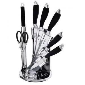 Lot de 5 grands couteaux de cuisine+1 fusil-PRADEL Excellence