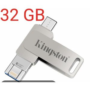 Kingston Sandisk 4-in-1 USB 3.0  Compatibel met PC, Android, iOS - Plug & Play