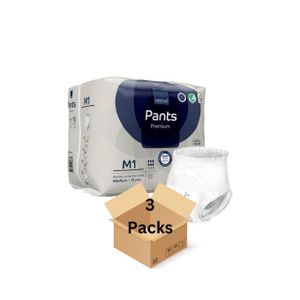 Abena Couche Médicale Culotte Jetable Adulte - Pants Premium - Taille Médium M1 (3 Pack)