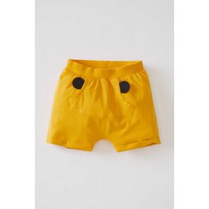 Defacto Short en coton à poche kangourou pour bébé garçon - U2189A2 - Jaune