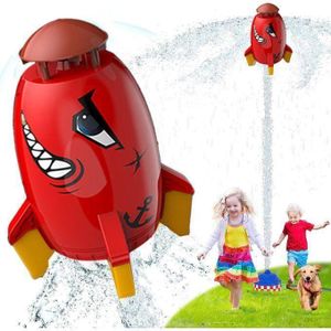 Jouet d'Arrosage Fusée pour Enfants,pulvérisateur d'eau de pelouse de jardin