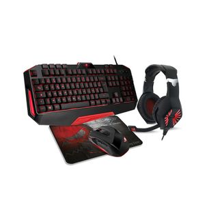 Havit KIT Gaming 4 EN 1 ( Clavier + Souris +Tapis+Casque) KB501CM à prix  pas cher