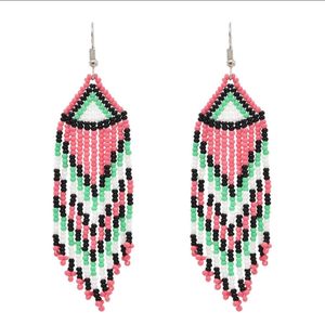 Confort Boucles d’Oreilles Bohème en Perles – Élégance Artisanale