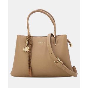 Tom & Eva  Medium Sac à Main Effet Cuir Minimaliste 25B-6276-Abricot 