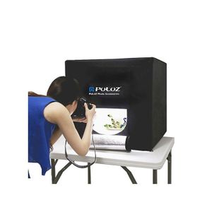 Puluz Boîte de Studio Photographie et shooting 40 cm Pliable 64 LED + 6 Couleurs de Fond
