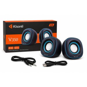 Kisonli Haut-Parleur PC  ordinateur Portable TV V350
