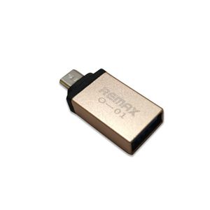 Remax Adaptateur OTG Micro USB Vers USB - Doré
