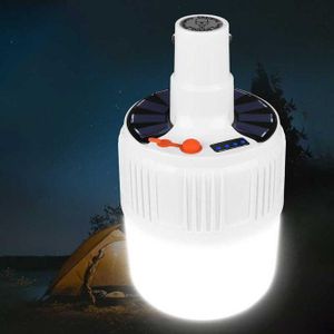 Lampe portative rechargeable d'USB chargées solaires Veilleuse Secours de tente