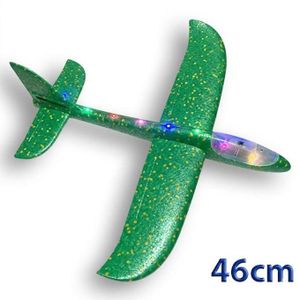 Avion Planeur en Mousse 46 cm avec Lumières LED