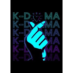 Kdrama kpop finger heart  Poster Chambre Haute Qualité