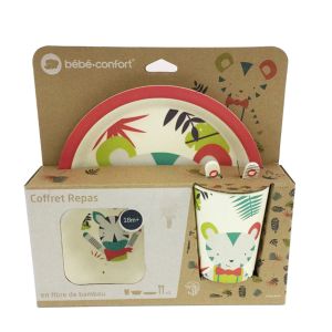 Bebe Confort Set Repas En Bambou Assiette Bol Verre Cuillere Fourchette Jungle Vibes A Prix Pas Cher Jumia Maroc