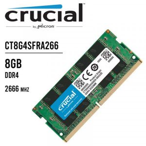 Crucial Technology 8Go DDR4 Laptop - Barrette mémoire Crucial SO-DIMM 8GB DDR4 2666 MHz - PC Portable