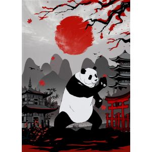 Panda   Poster Chambre Haute Qualité