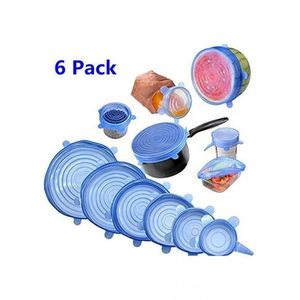 Couvercle Universel de 6 Tailles Differentes, 12 Pièces Couvercle  Extensibles en Silicone Sans BPA, Couvercle Etirable en Silicone  Alimentaire