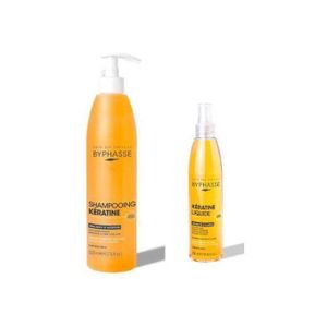 Byphasse PACK X2 Shampooing 520ML + Kératine Liquide 250ml