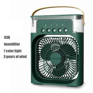 Humidificateur portable, climatiseur, ventilateur, hydrocooling, refroidisseur de brume d'eau, réglage de l'air portable pour le bureau, ventilateur à 3 vitesses