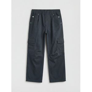 Lc Waikiki Loose Fit Girl's Gabardine Cargo Trousers