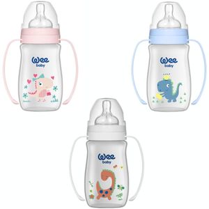 Wee Baby Biberon Large Avec Poignees 06 Mois 250ML 138f