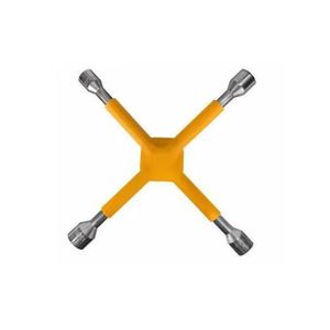 clé croisé ouvre-pneu changement de pneu d'urgence de voiture clé 17-19-21-23mm