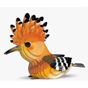 Eug Modèle en bois éducatif d'animaux en 3D pour enfants / Huppe