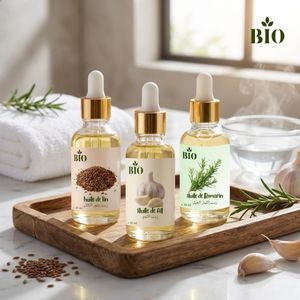 Bio Coffret Soin Cheveux 30 ml ,  Routine Beauté Qualité Premium au Maroc