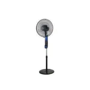 Taurus   Ventilateur sur pied avec dispositif anti-moustiques 3 vitesses 3 modes écran tactile télécommande, bleu/noir