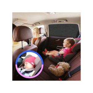 2 pcs ,couvertures vitres arrières des fenêtres latérales, voiture pare soleil